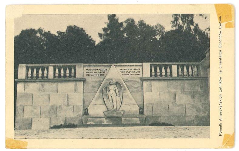 P 108 Pomnik Amerykańskich Lotników na cmentarzu Obrońców Lwowa